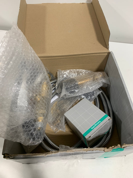 hansgrohe 06646000 4-Hole Rough Tub Filler,Brass, 0.5