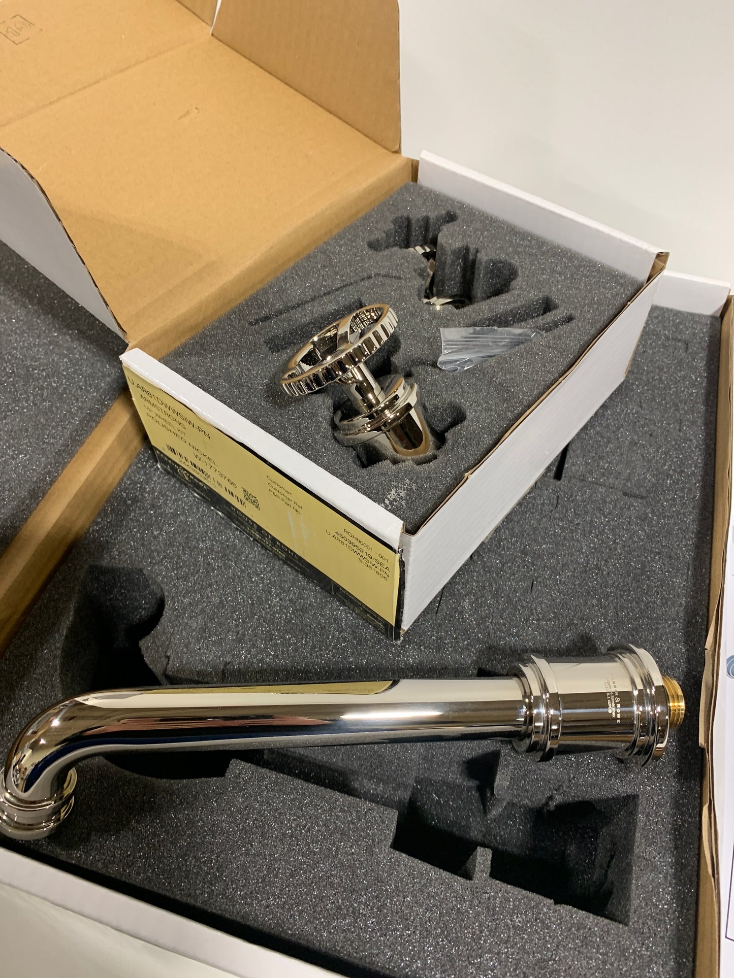 Perrin and Rowe U.TAR08W3IWPN Armstrong Widespread Lavatory Handle and Faucet