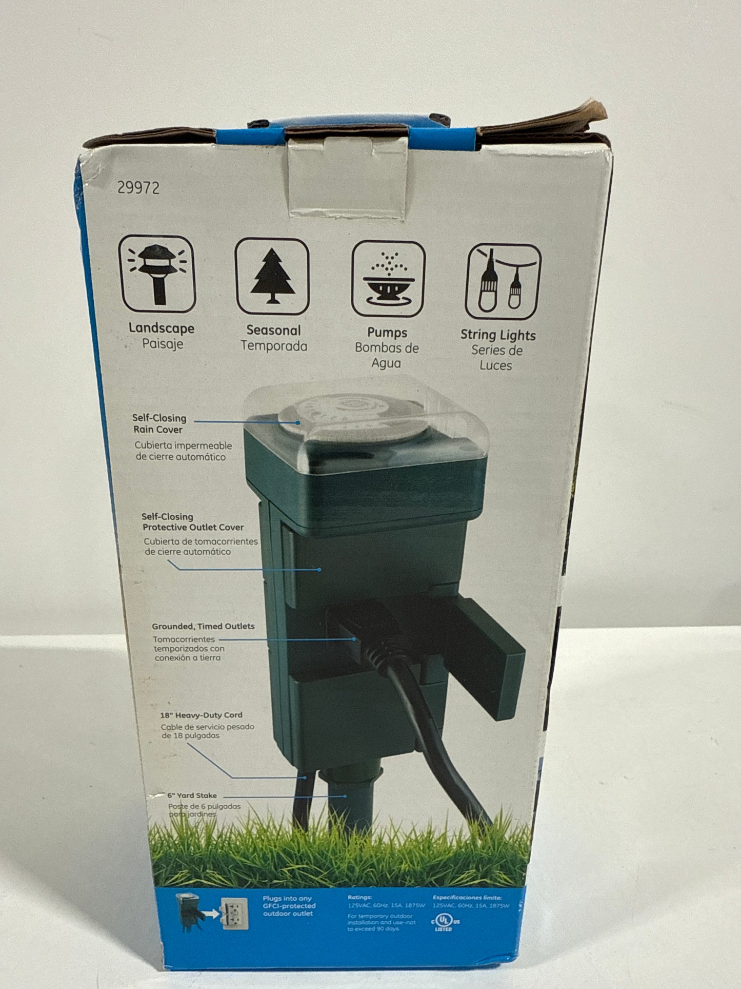 GE Outdoor Stake Mechanical Timer