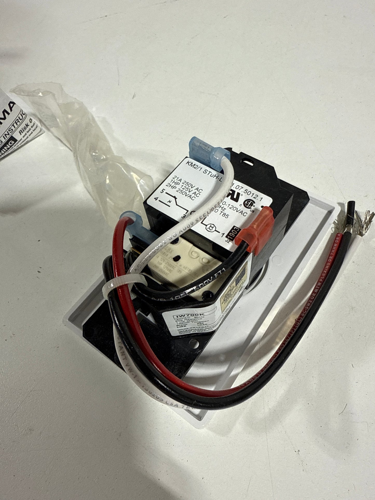 20 Amp 24-Hour Indoor in-Wall Heavy-Duty Mechanical Timer, White