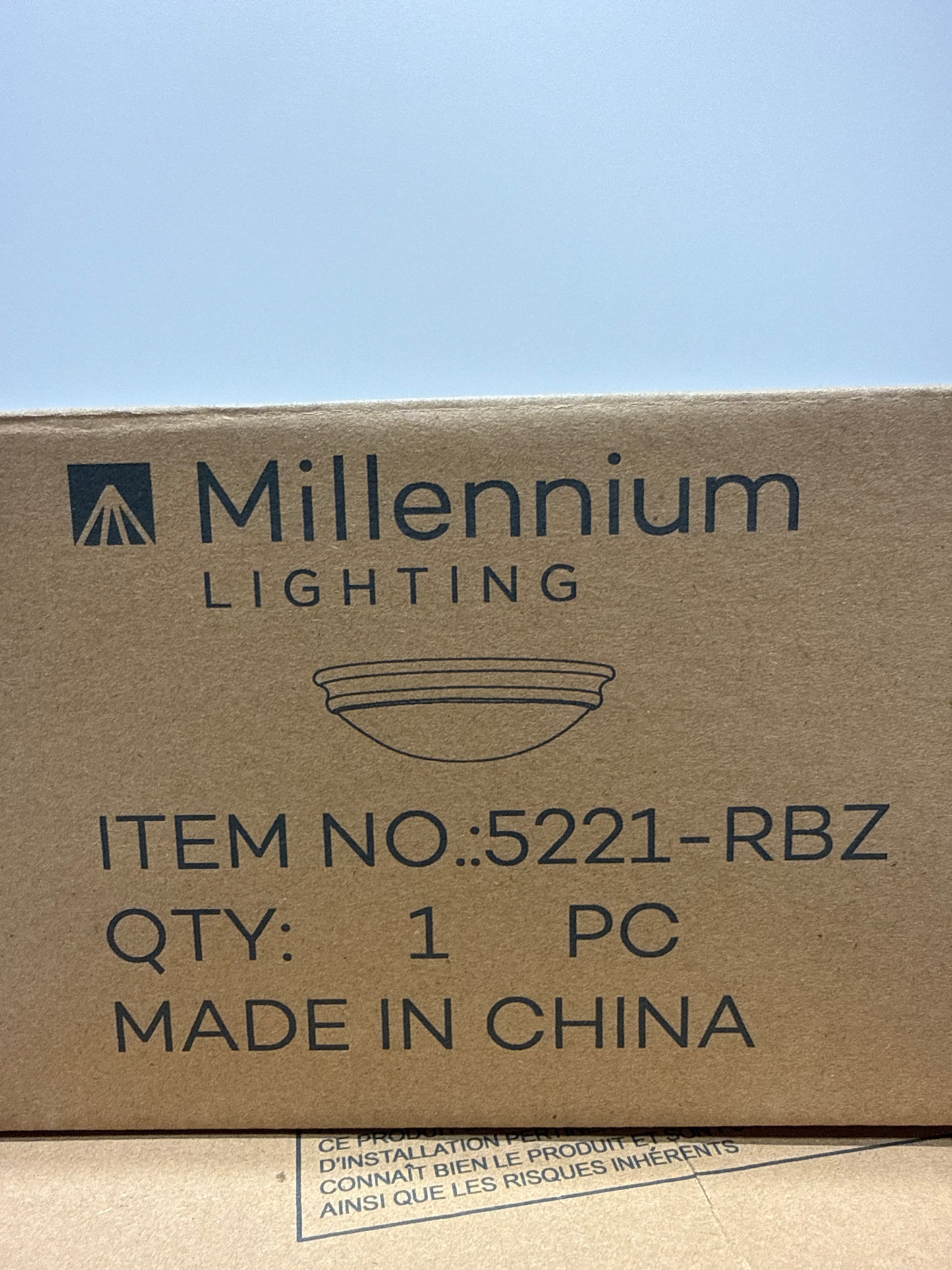 Millennium Lighting 10 1 Light Metal Flushmount Ceiling Light in Rubbed Bronze