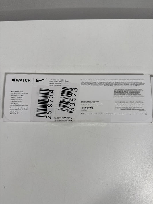 Apple - 42mm Nike SportLoop - Starlight/Pink