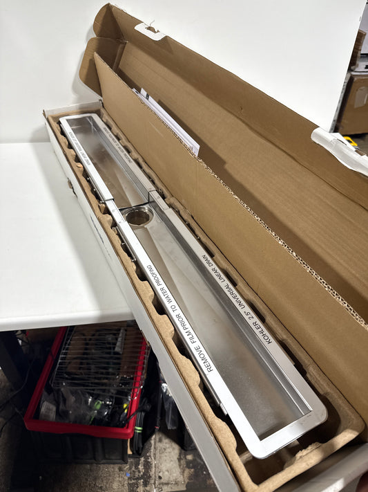 Kohler K-80646 2-1/2" X 36"-60" Linear Drain Channel Showers Shower Drains