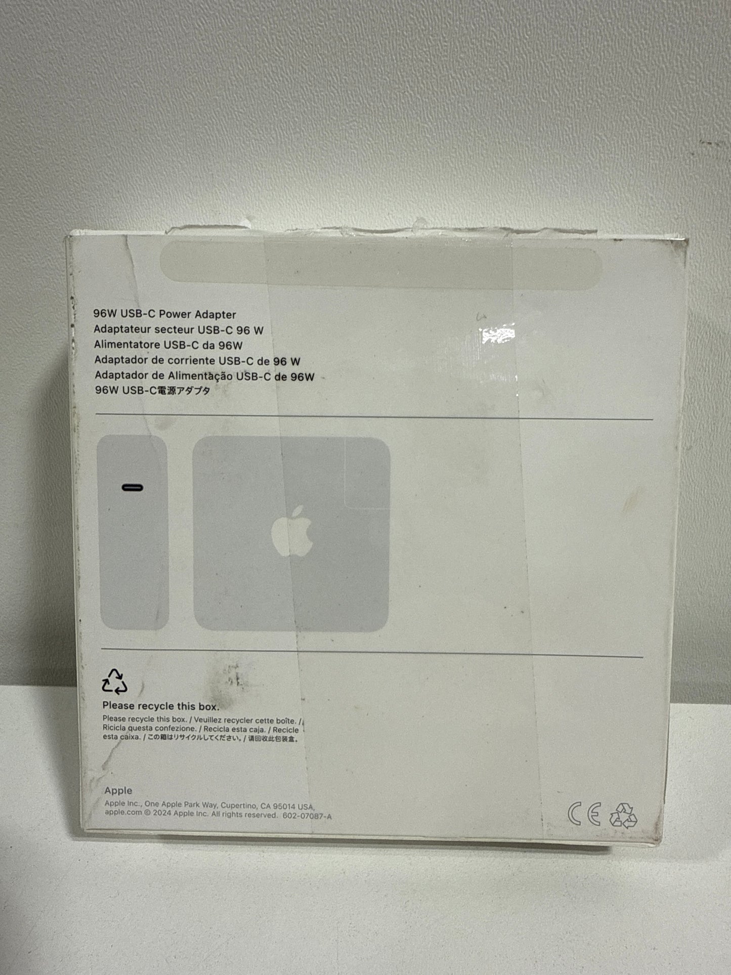 Apple - 96W USB-C Power Adapter - White