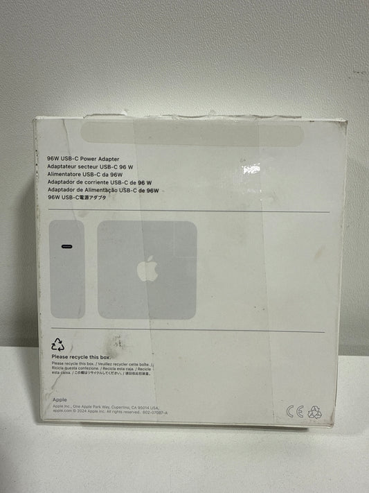 Apple - 96W USB-C Power Adapter - White