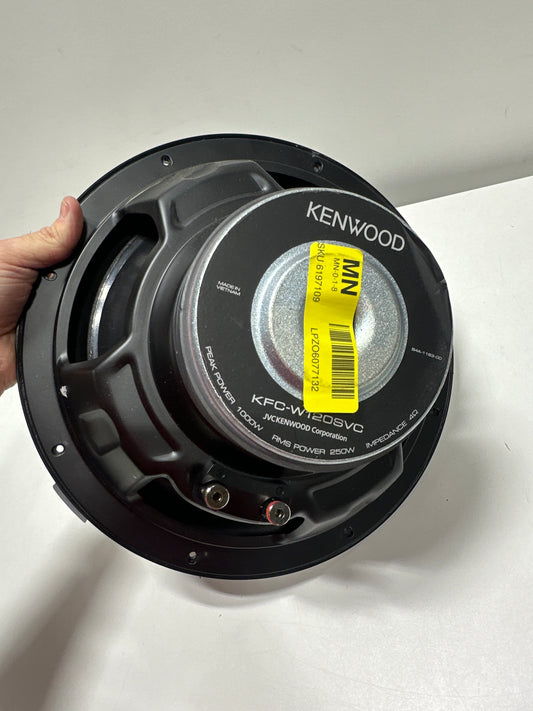 Used Kenwood - Road Series 12" Single-Voice-Coil 4-Ohm Subwoofer - Black
