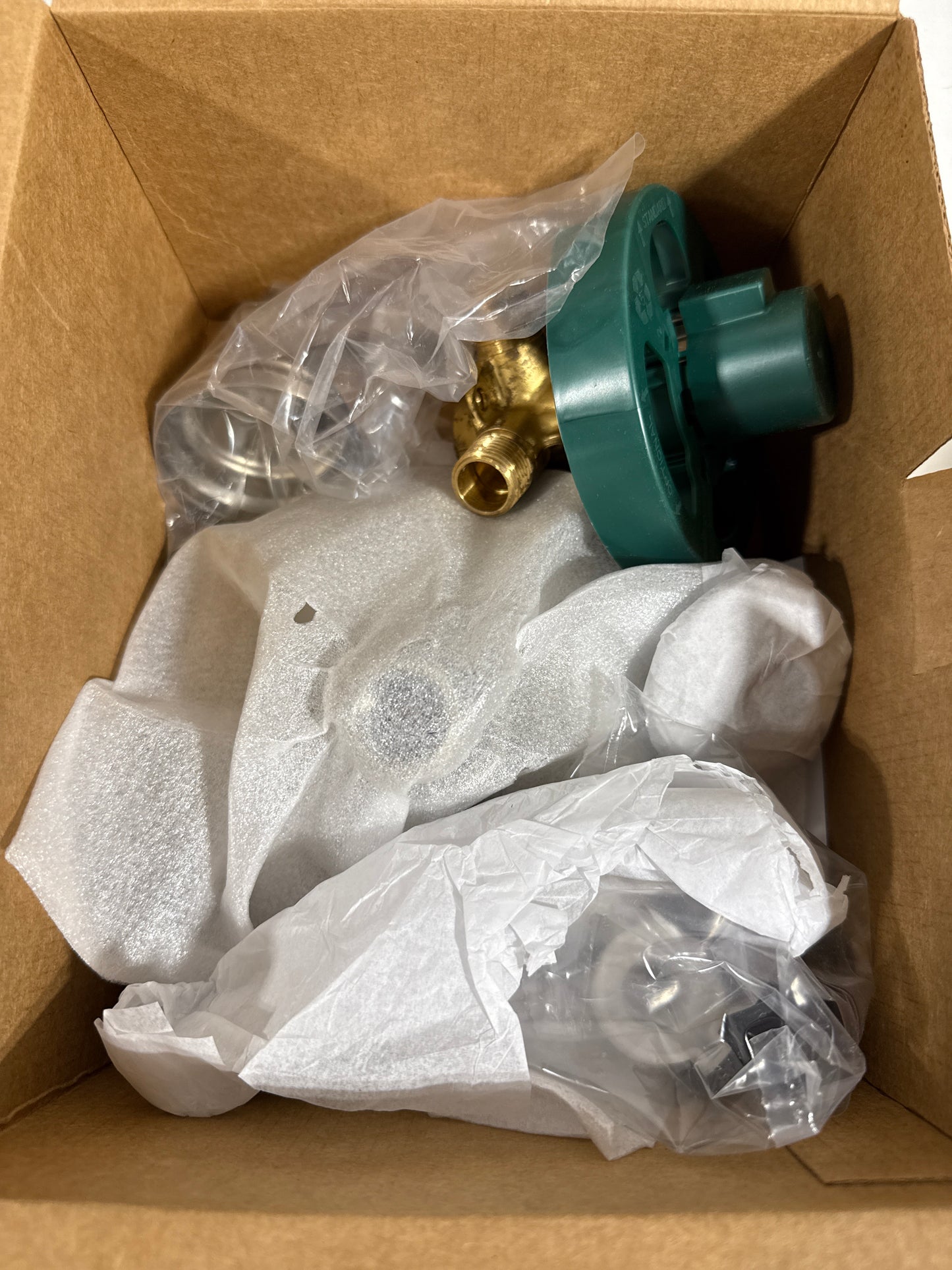 Halle Single Handle 1-Spray Shower Faucet 1.75 GPM in Spot Resist Brushed Nickel with Pressure Balance (Valve Included)