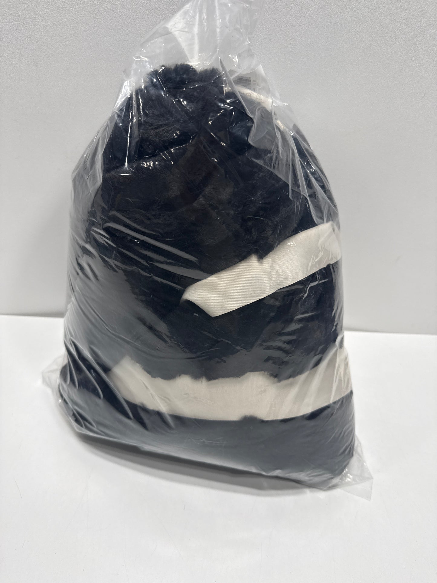 Channel Faux Fur Throw Black - Threshold