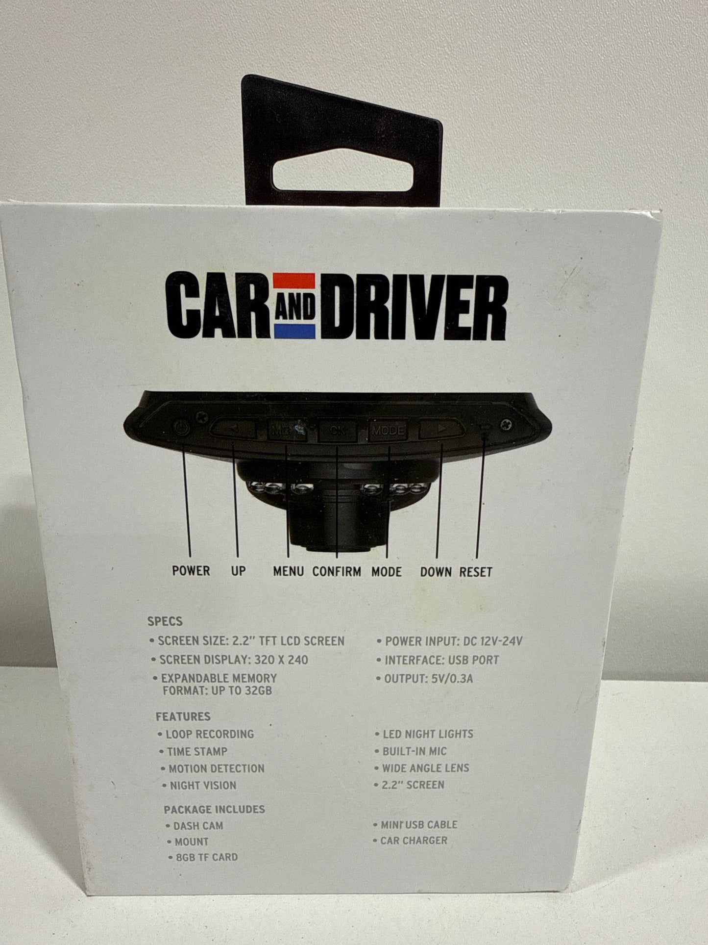 Car and Driver - 1080P HD Dash Cam with Wide Angle Lens