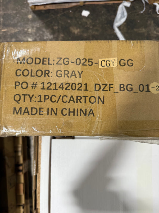 Flash Furniture Wyatt 60" Modern Farmhouse Tall TV Stand - Coastal Gray Console Cabinet - Adjustable Middle Shelf - Fixed Shelves - For TV's up to 60"