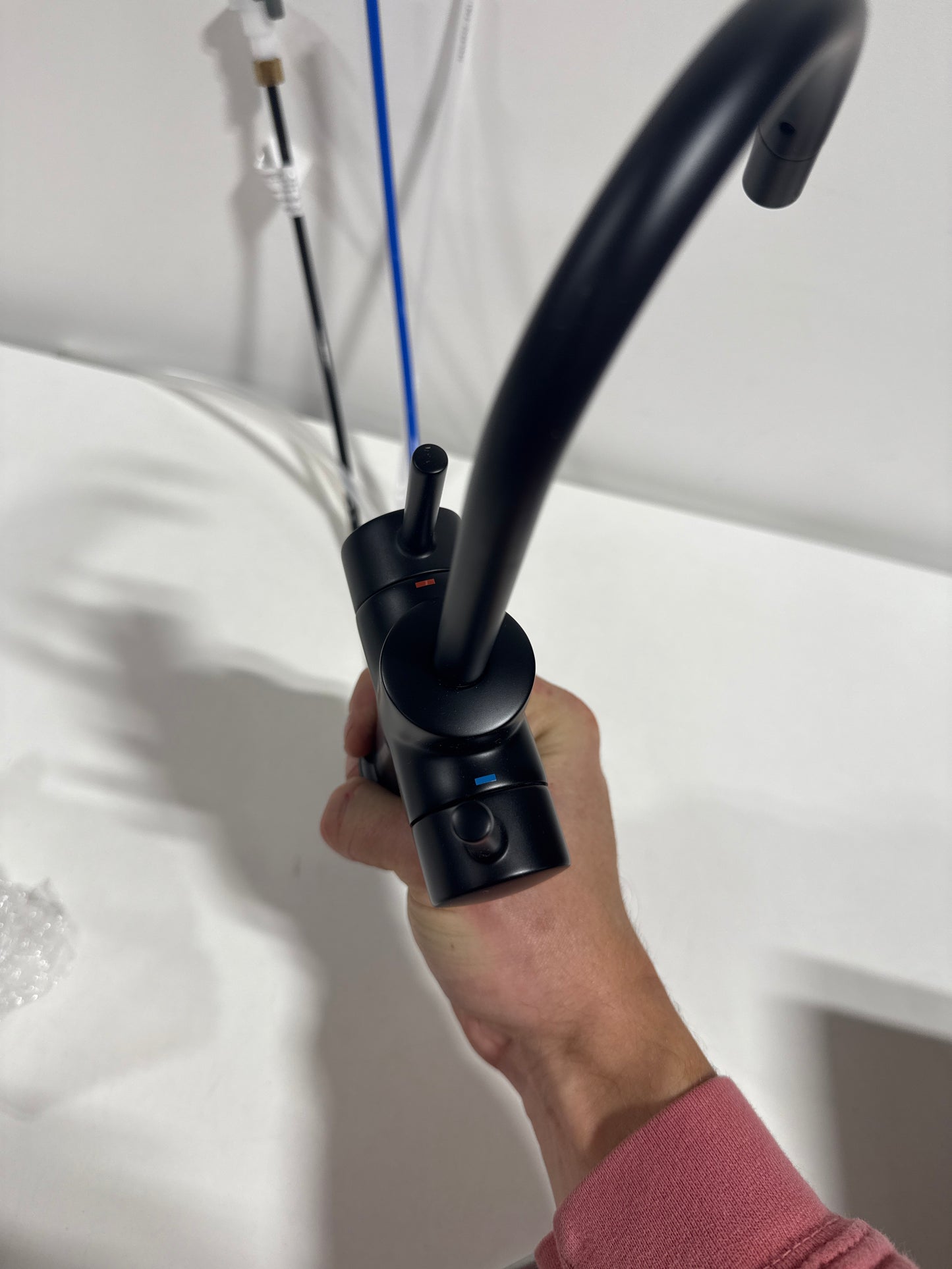 InSinkErator 45394-ISE Modern Hot and Cold Water Dispensers - FHC3010 Matte Black Faucet Water Dispenser Hot and Cold