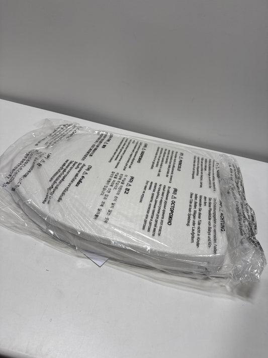 TOTO SoftClose Slow Close Elongated Toilet Seat and Lid, Colonial White - SS124#11