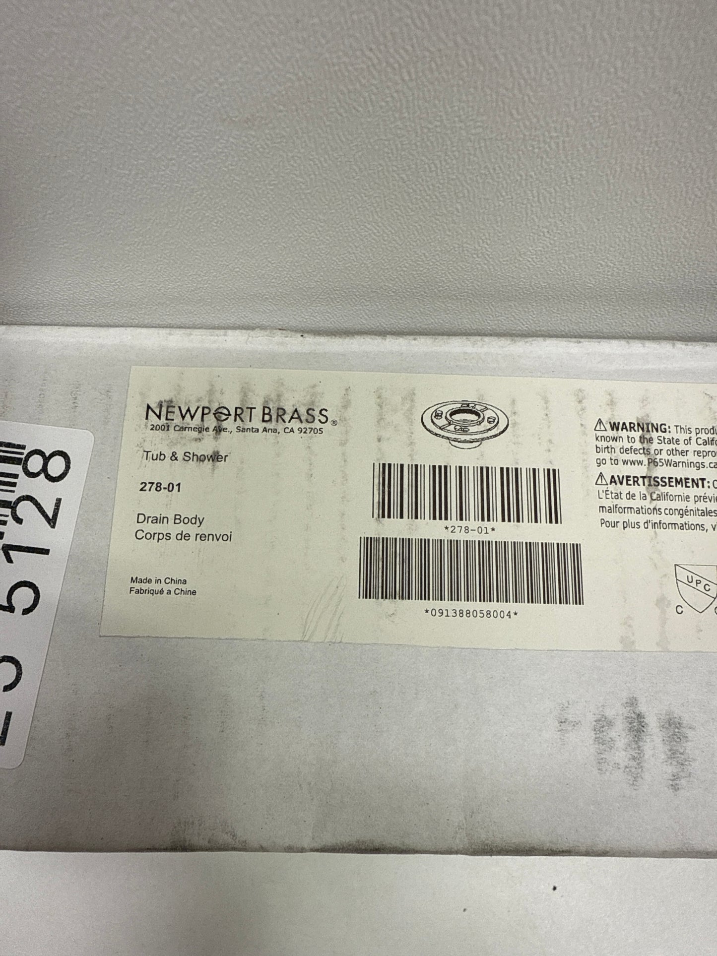 Newport Brass 278-01 Decorative Drains Cast Iron 2" IPS Shower Drain Body, N/A