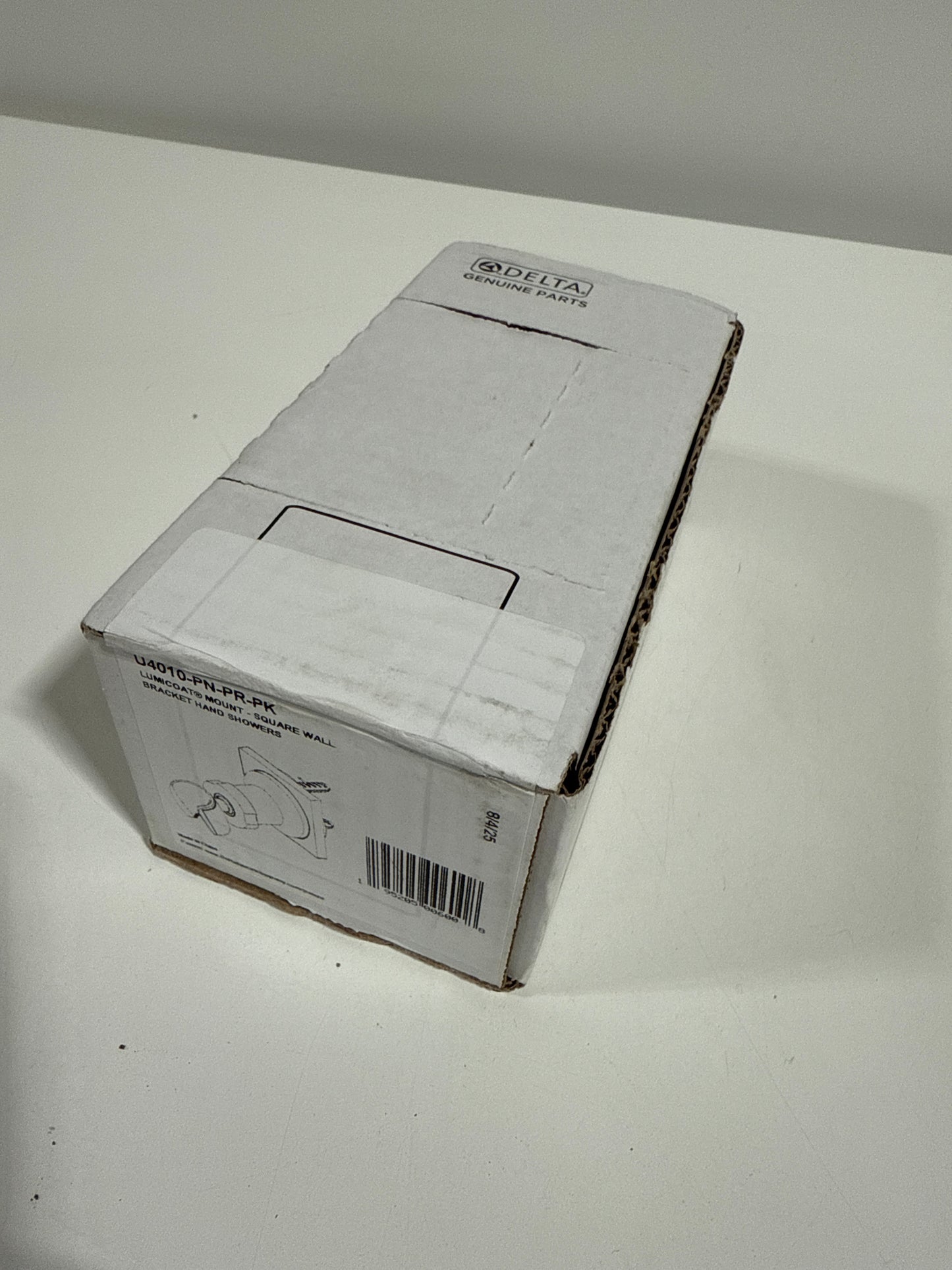 Delta U4010-PK Square Adjustable Wall Mounted Hand Shower Holder Lumicoat Polished Nickel