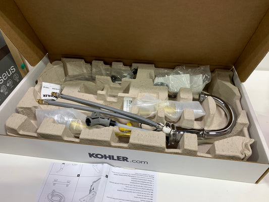 Kohler 27380-4-CP BELLERA® Widespread Bathroom Sink Faucet, 1.2 GPM, Polished Chrome