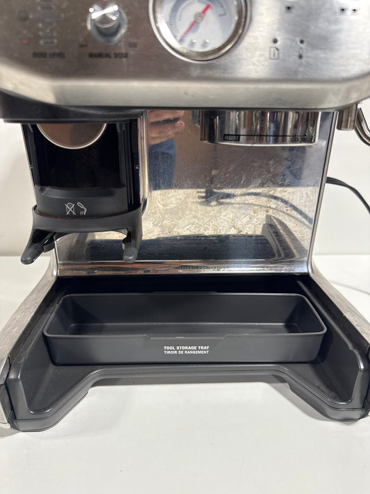 Used Breville - the Barista Express Impress Espresso Machine - Brushed Stainless Steel