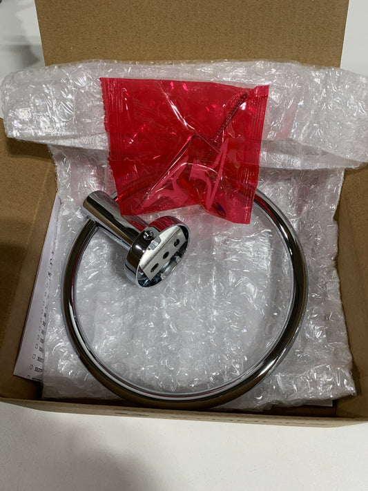 Symmons 353TR Dia 6" Wall Mounted Towel Ring Chrome Bathroom Hardware and Accessories Bathroom Hardware Towel Rings