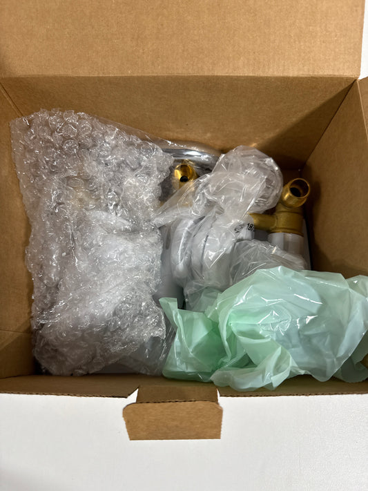 Moen 2995EP Chateau Three-Handle Tub and Eco-Performance Shower Faucet, Valve Included, Chrome