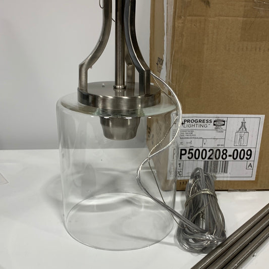 Progress Lighting Lassiter 6" Wide Mini Pendant Brushed Nickel