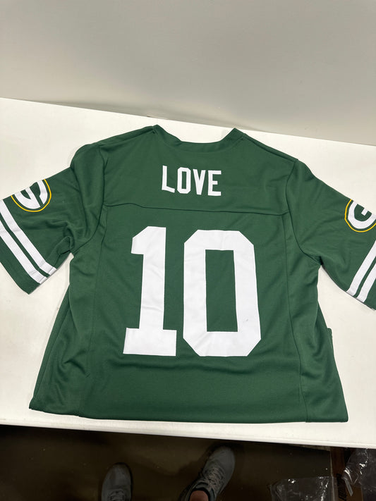 NFL Green Bay Packers Men's Short Sleeve Love 10 Jersey - S