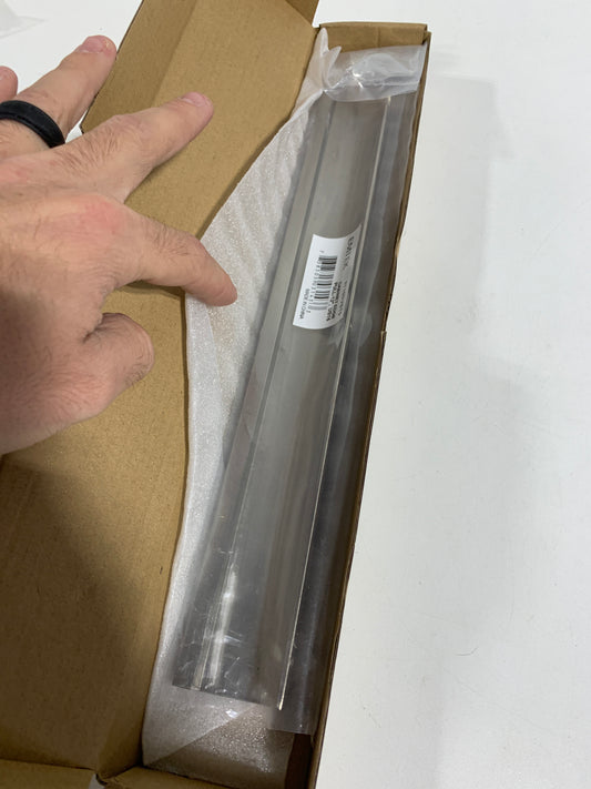 Emtek 87150US15 12 in. Center to Center Cabinet Edge Pull, Satin Nickel