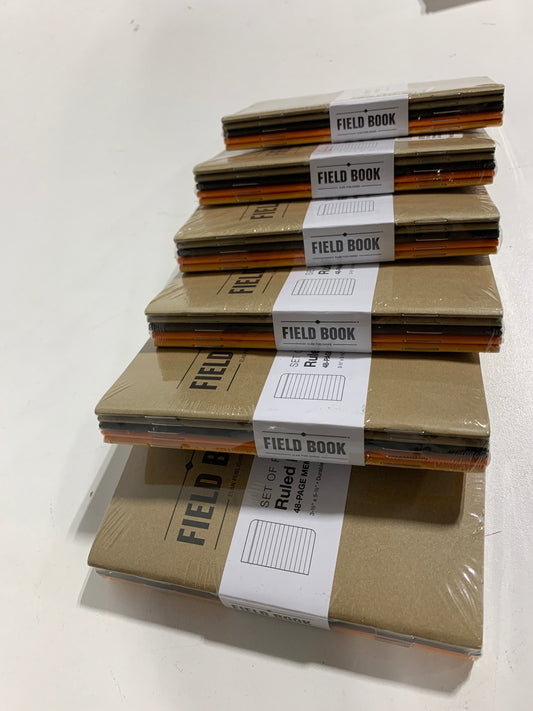 Elan Publishing Company Field Notebook/Journal - Lined Memo Book (6 pkgs of 5) 5"x8" - 30 memo books totalPack of 5