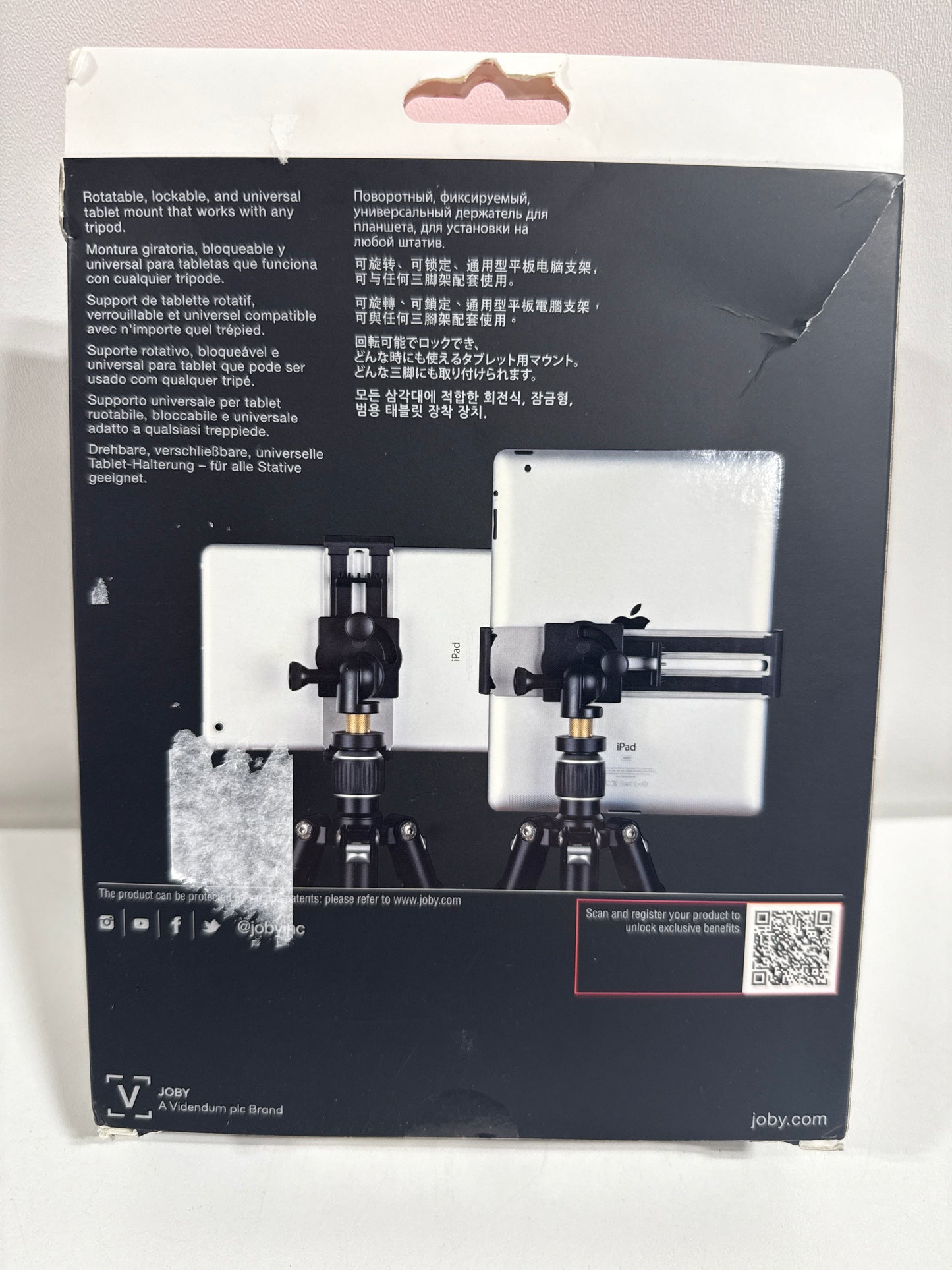 JOBY - GripTight PRO Tablet Mount - Black