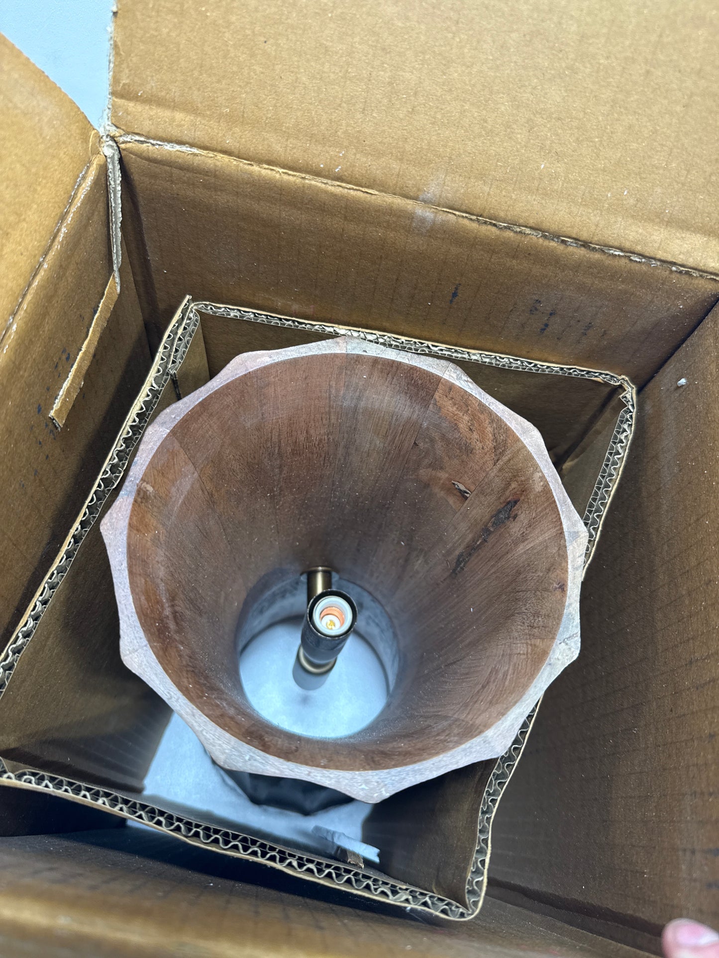 Capital Lighting 651021LW Nadeau 2 Light 6.5 Inch Light Wood and Patinaed Brass Sconce Wall Light