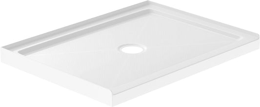 PROFLO PFSBA4836 Hammond 48" x 36" Rectangular Shower Base with Single Threshold and Center Drain - White