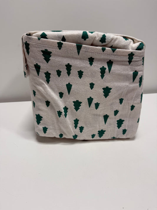 King Christmas Holiday Flannel Sheet Set Tree Scene - Wondershop