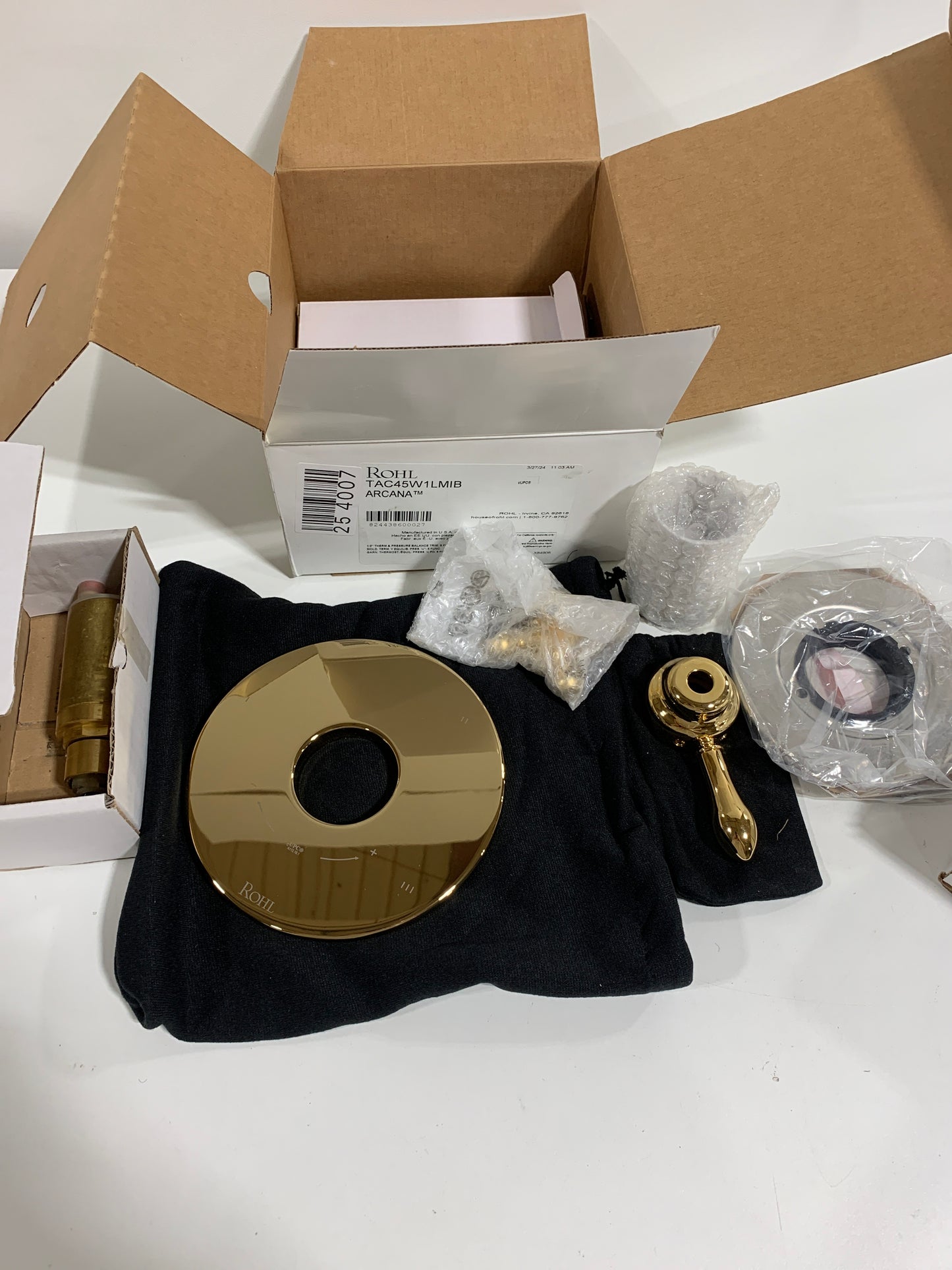 Rohl TAC45W1LM Arcana Five Function Thermostatic Valve Trim