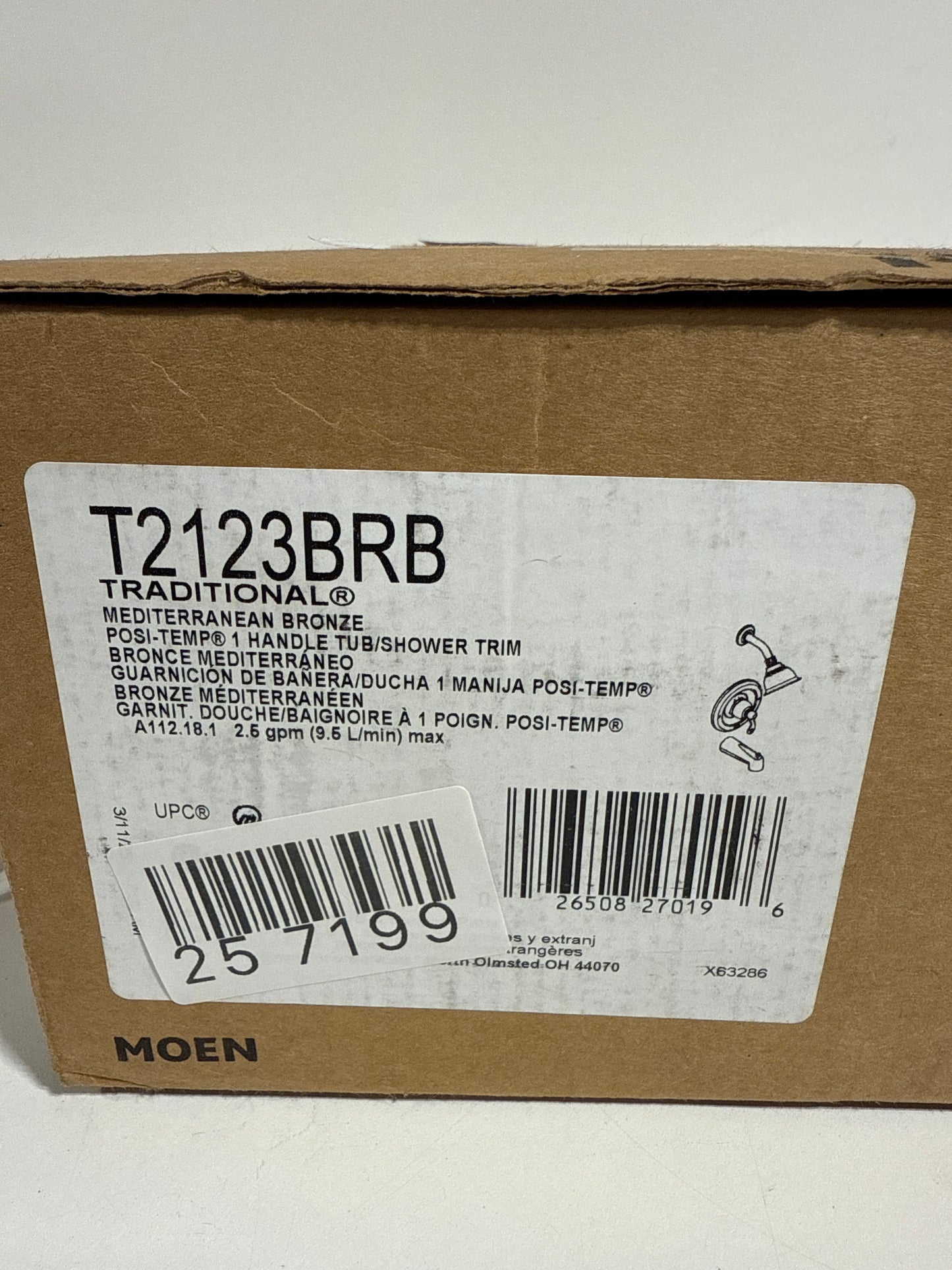 Scratch Moen 5923EWBLS, Bronze