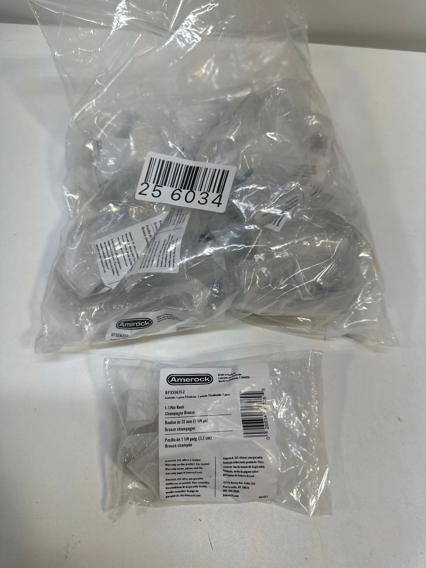 14 x Riva 1-1/4 Inch 32mm Diameter Champagne Bronze Cabinet Knob