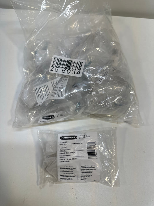 14 x Riva 1-1/4 Inch 32mm Diameter Champagne Bronze Cabinet Knob