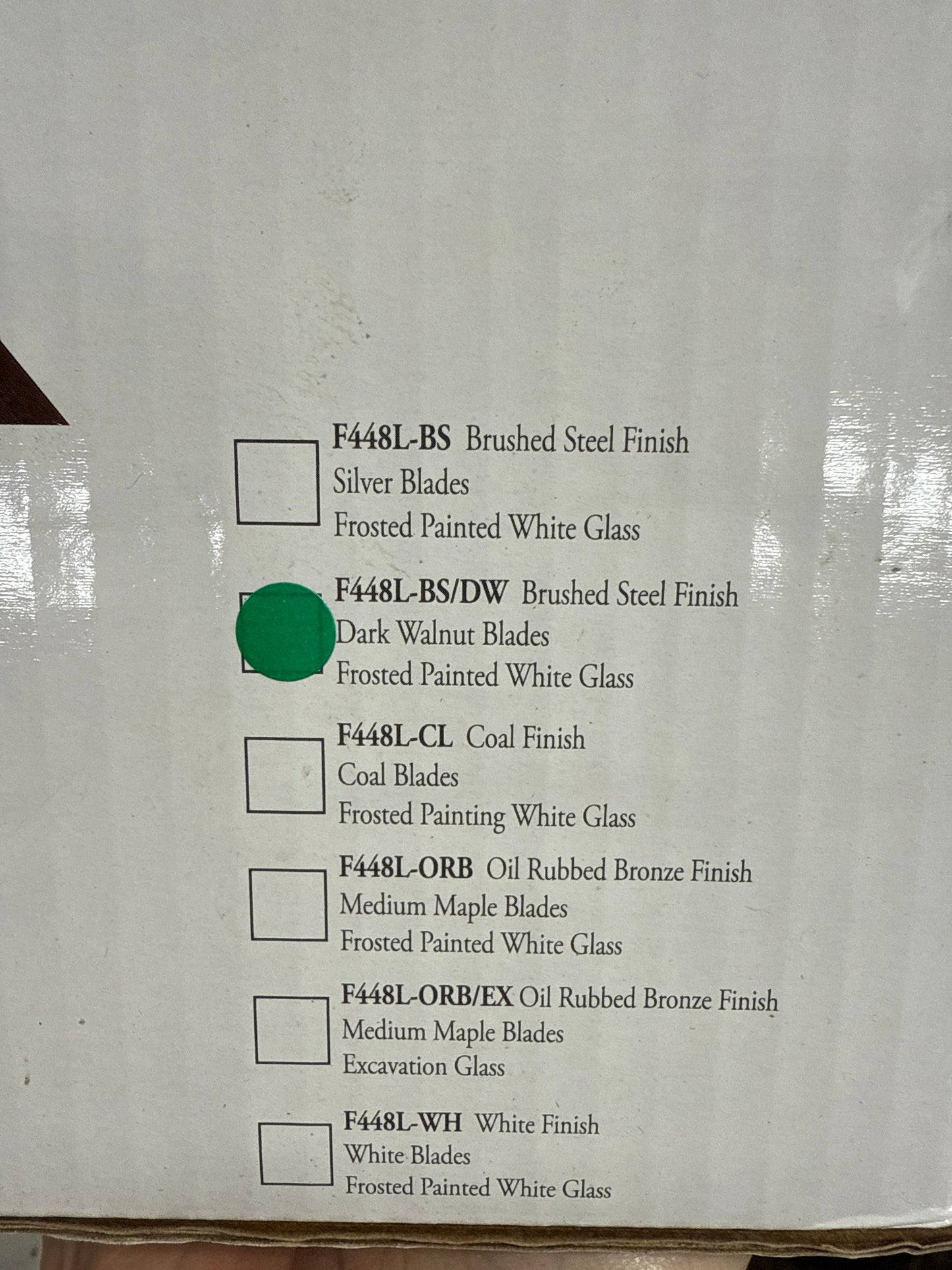 Minka Aire Contractor 52 Inch Ceiling Fan with Light Kit Contractor - F448L-BS/DW - Transitional