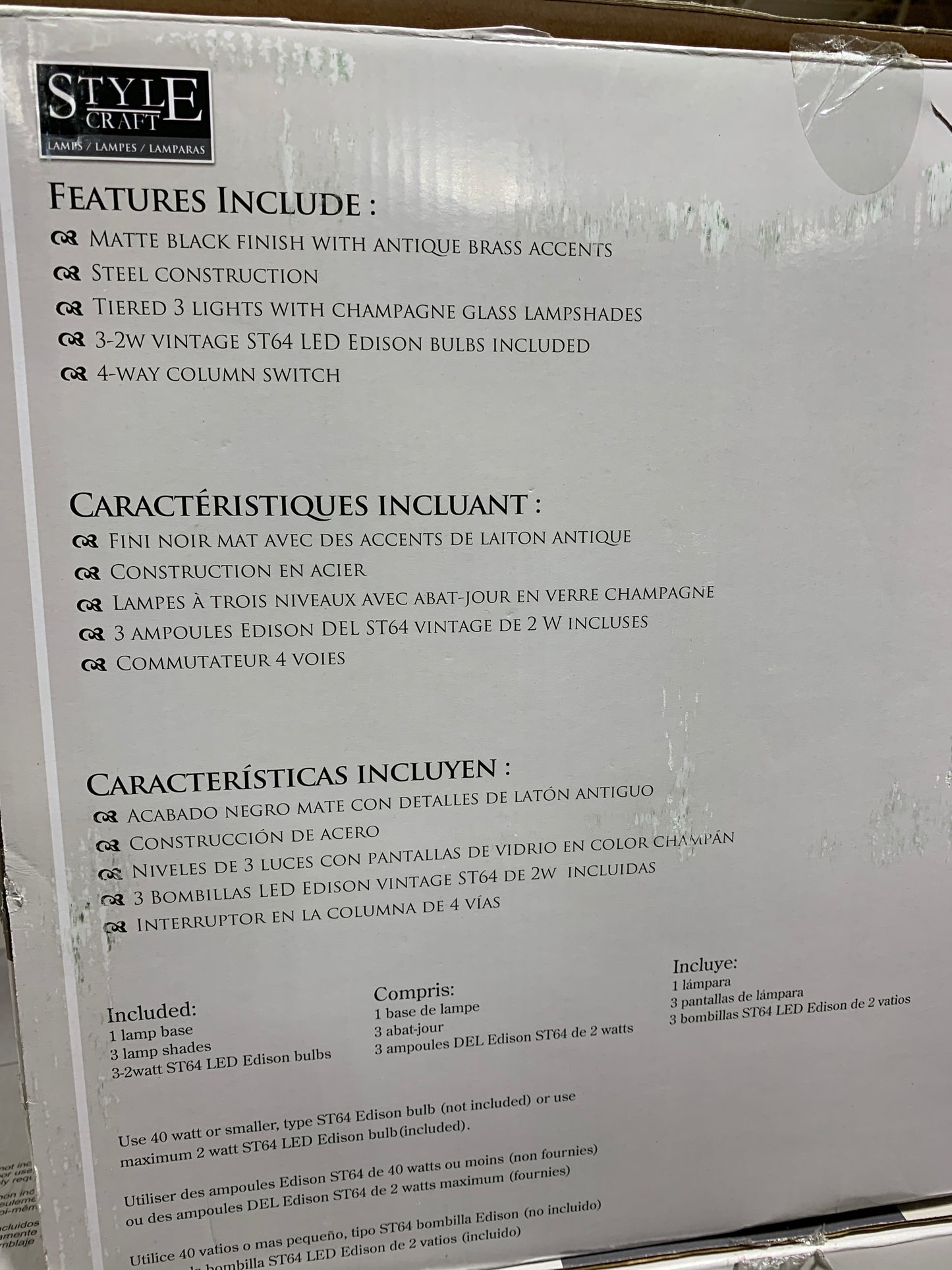 Missing Glass Globes - Arden 3-light Floor Lamp