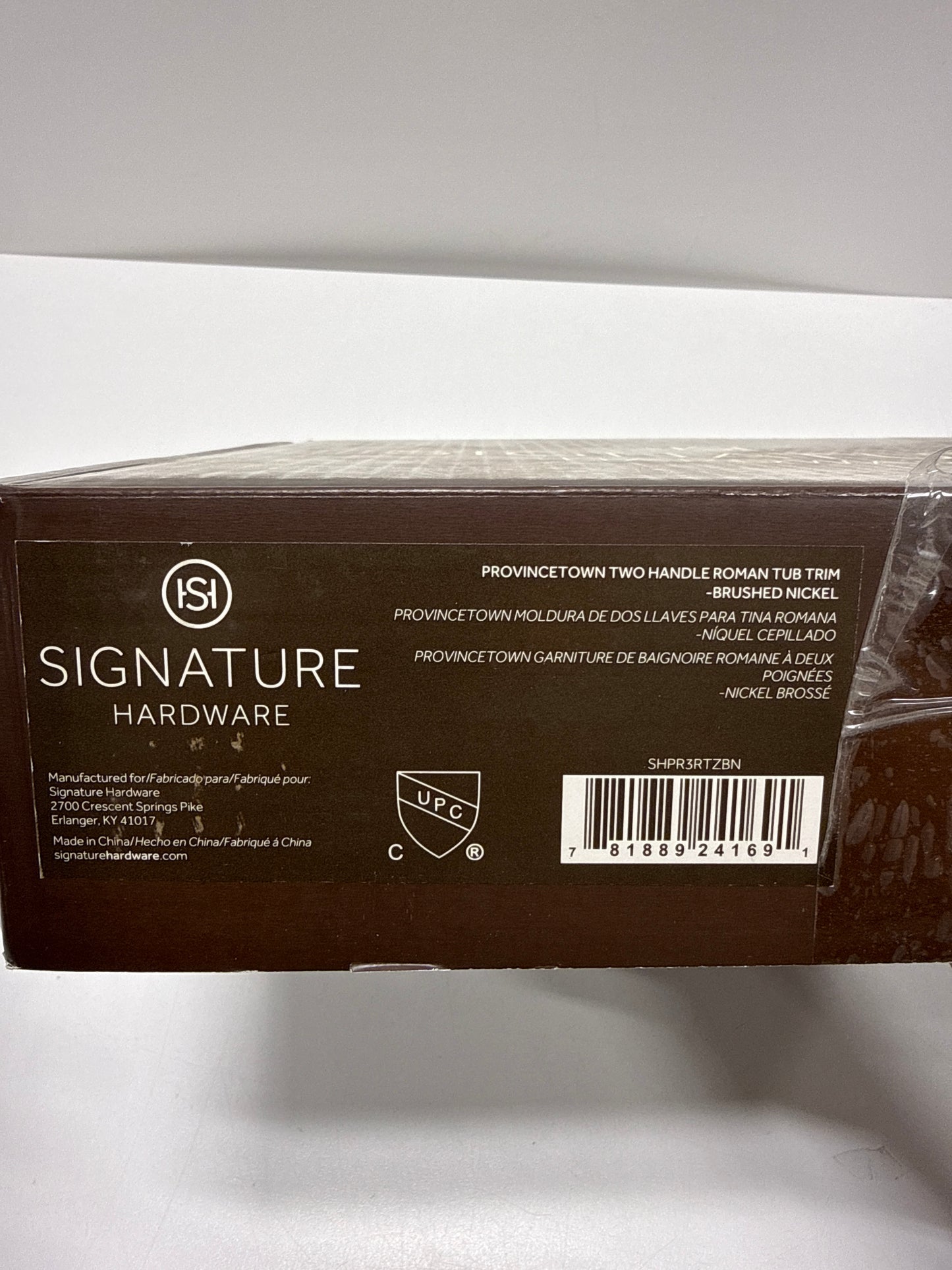 Signature Hardware 948683-LV Provincetown 3-Hole Roman Tub Faucet - Without Rough-in Valve Brushed Nickel