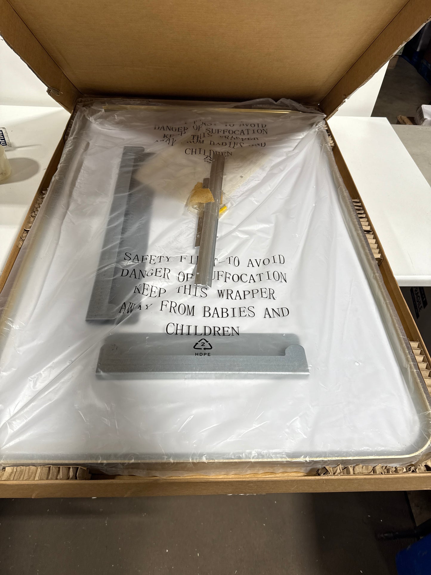 Kohler Essential 24 in. W x 36 in. H Rectangular Framed Wall Mount Bathroom Vanity Mirror in Moderne Brushed Gold