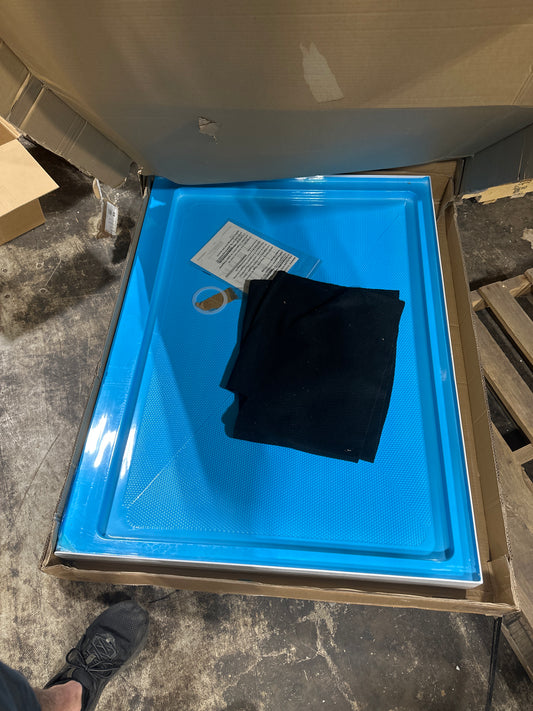 PROFLO PFSBA4836 Hammond 48’’ x 36’’ Rectangular Shower Base with Single Threshold and Center Drain - White - *Plumbing