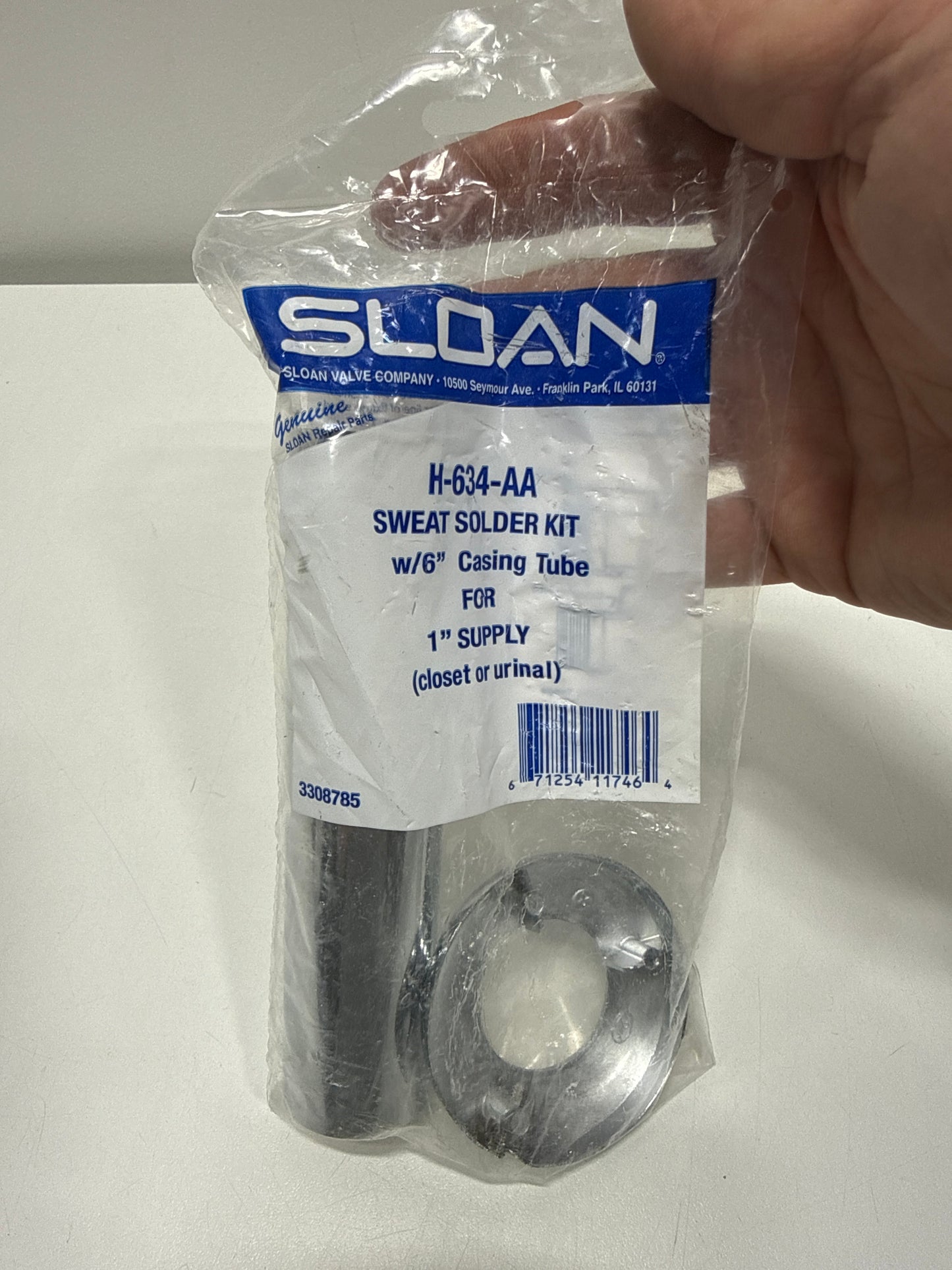 Sloan H-634-AA SWEAT SOLDER ADAPTER Kit 1"