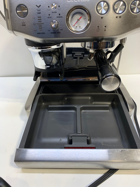 Used Breville - the Barista Express Impress Espresso Machine - Brushed Stainless Steel