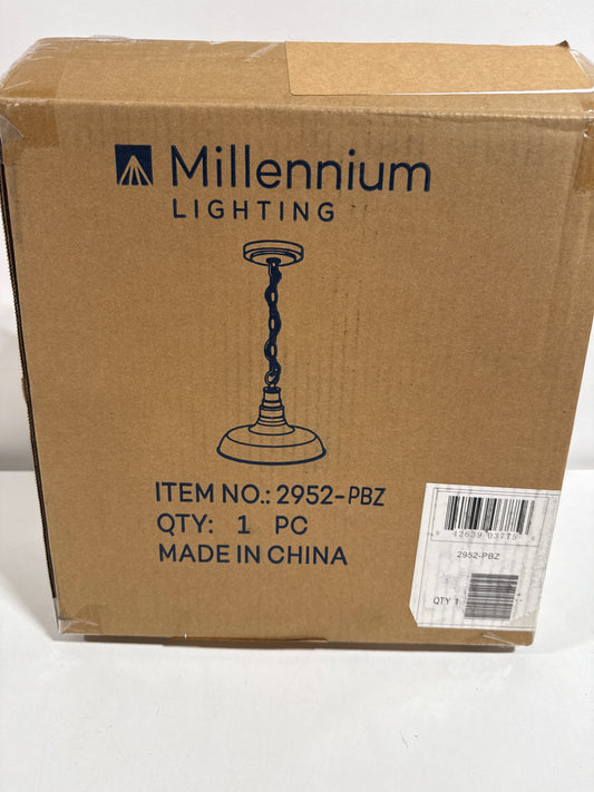 Millennium Lighting 73 Inch Tall Outdoor Hanging Lantern - 2952-PBZ - Transitional