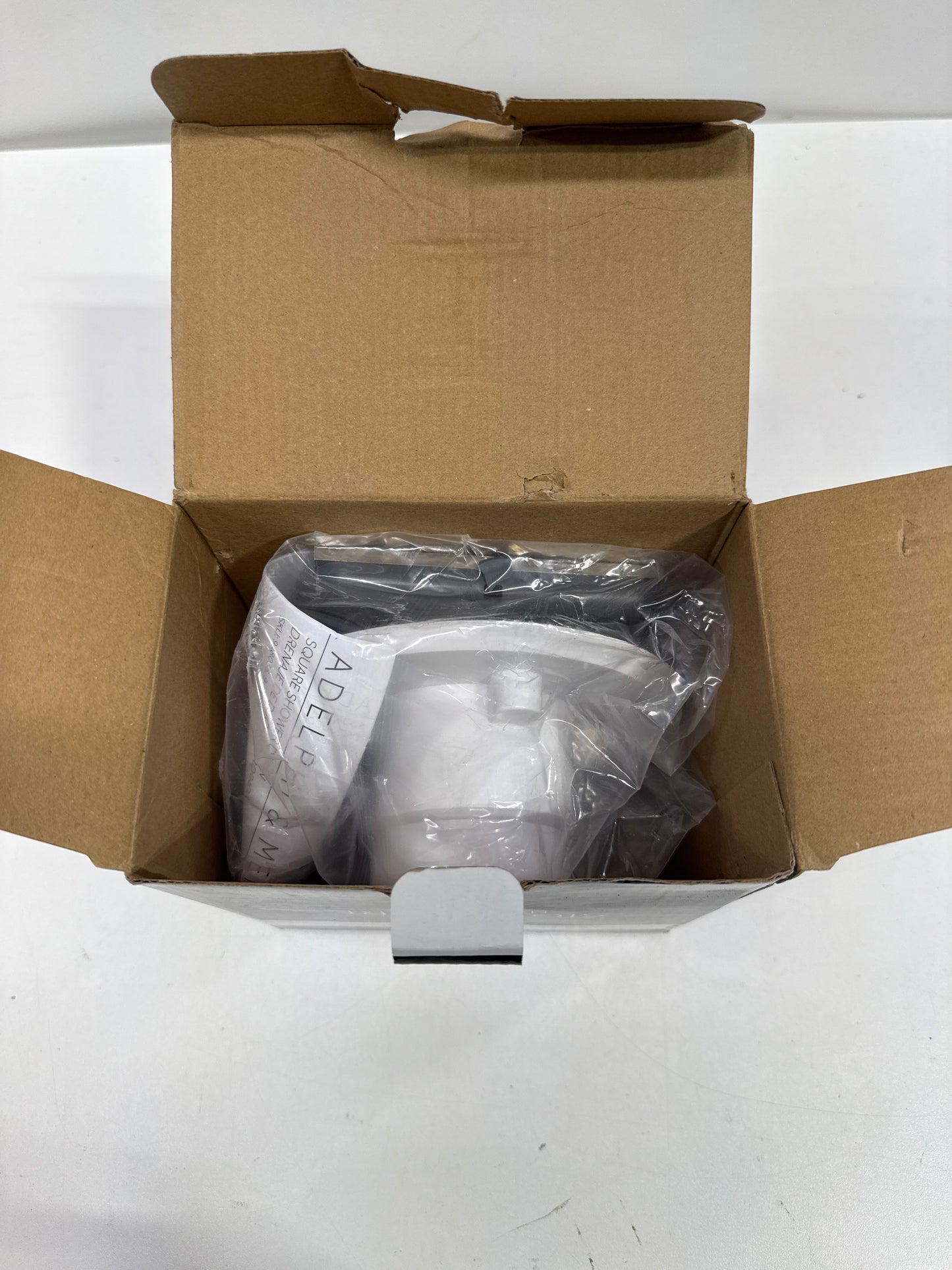 Signature Hardware 948036 Menlo Square Shower Drain Flange Brushed Nickel