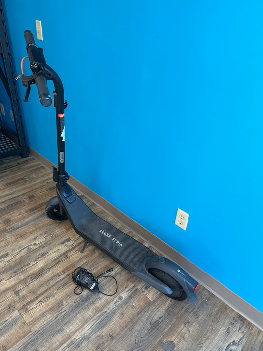Used Segway - E2 Pro Electric Scooter w/21.7 miles Max Operating Range & 18.6 mph Max Speed - Black