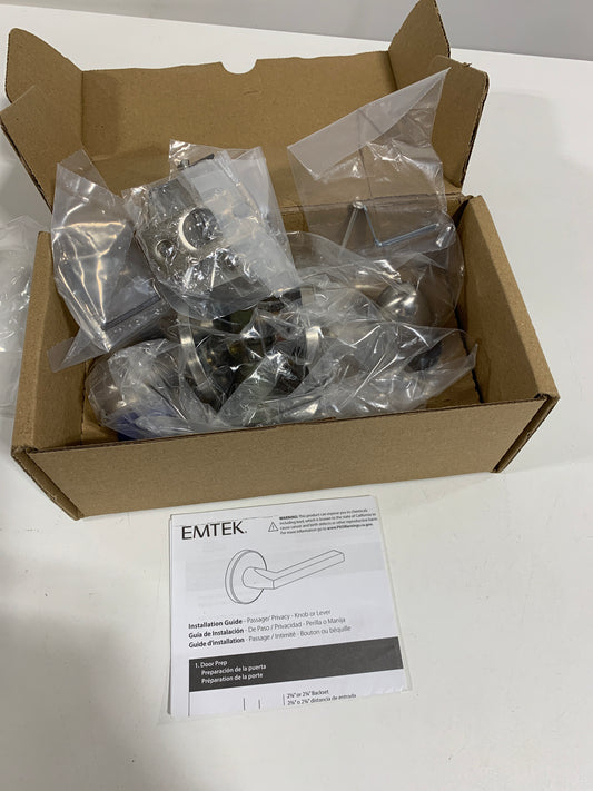 Emtek Egg Brass Modern Privacy Knobset