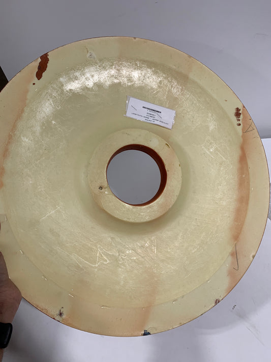 See Desc Ekena Millwork CM20BE1FIF Berkshire Ceiling Medallion, Firebrick