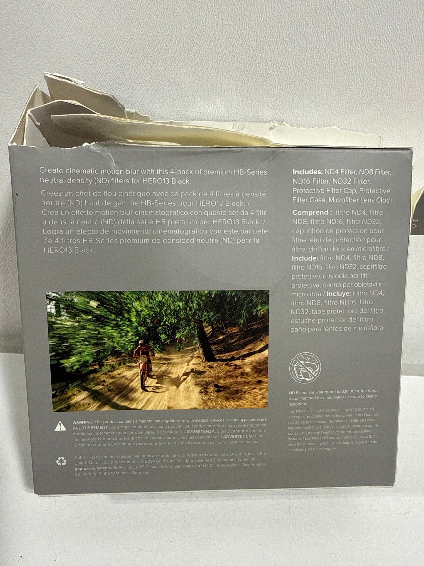 GoPro HB Series ND Filter Kit for HERO13 Black, 4-Pack