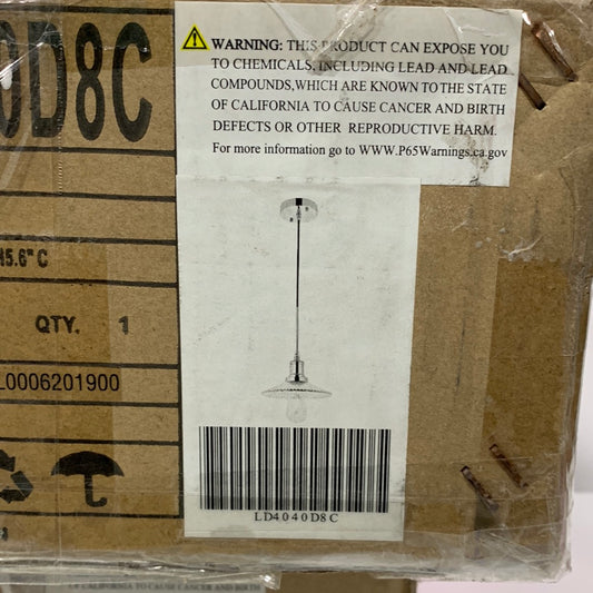 Elegant Lighting Waltz Single Light 9" Wide Mini Pendant