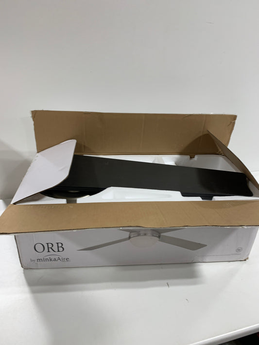 Minka-Aire Orb 1-Light Ceiling Fan with Soft Brass Finish