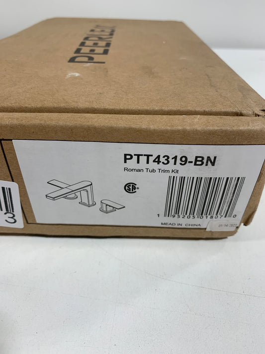 Xander 2-Handle Deck-Mount Roman Tub Trim Kit in Brushed Nickel